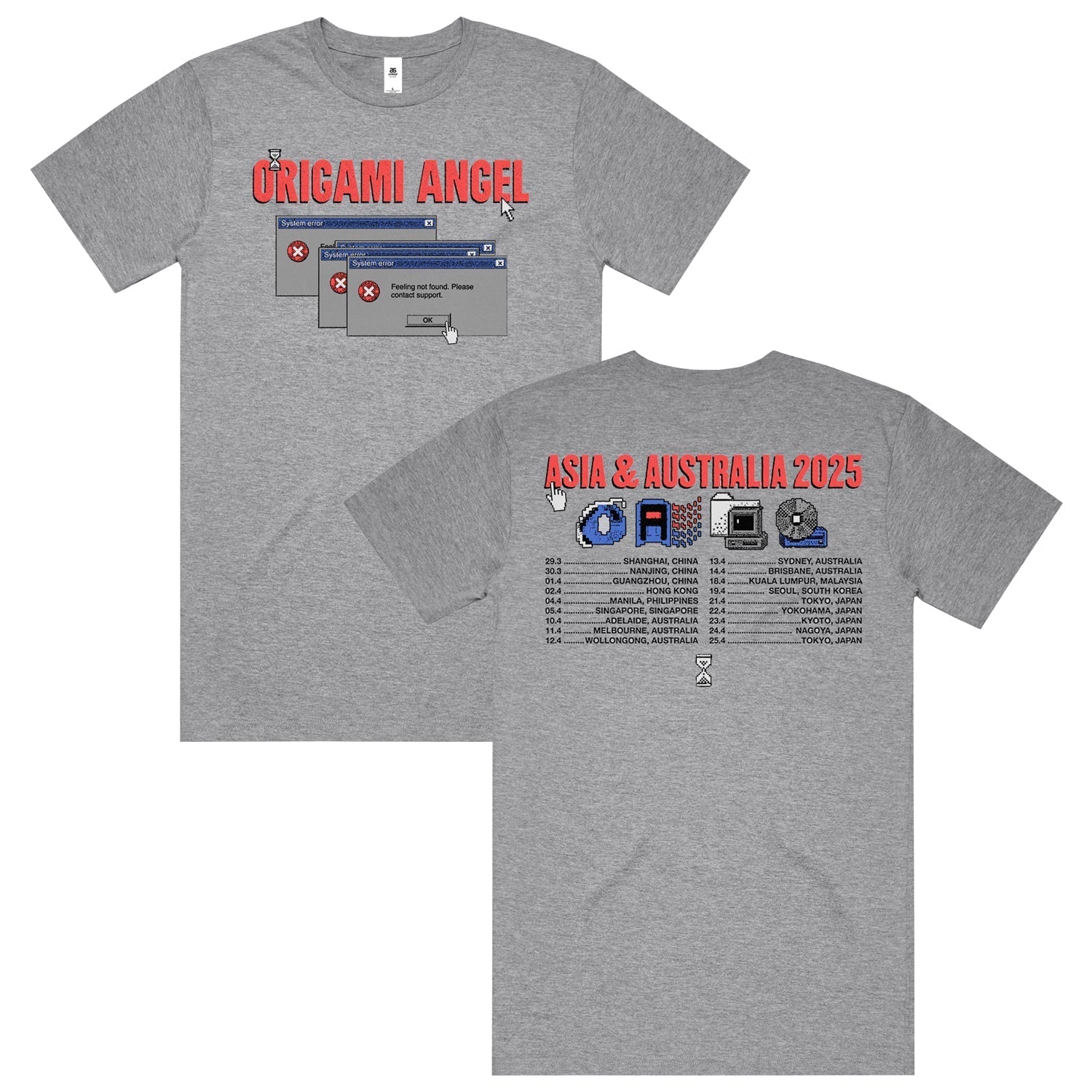 Tour 2025 T-Shirt (Grey Marle) Hoodie, Sweatshirt | CoreVibeTees.com