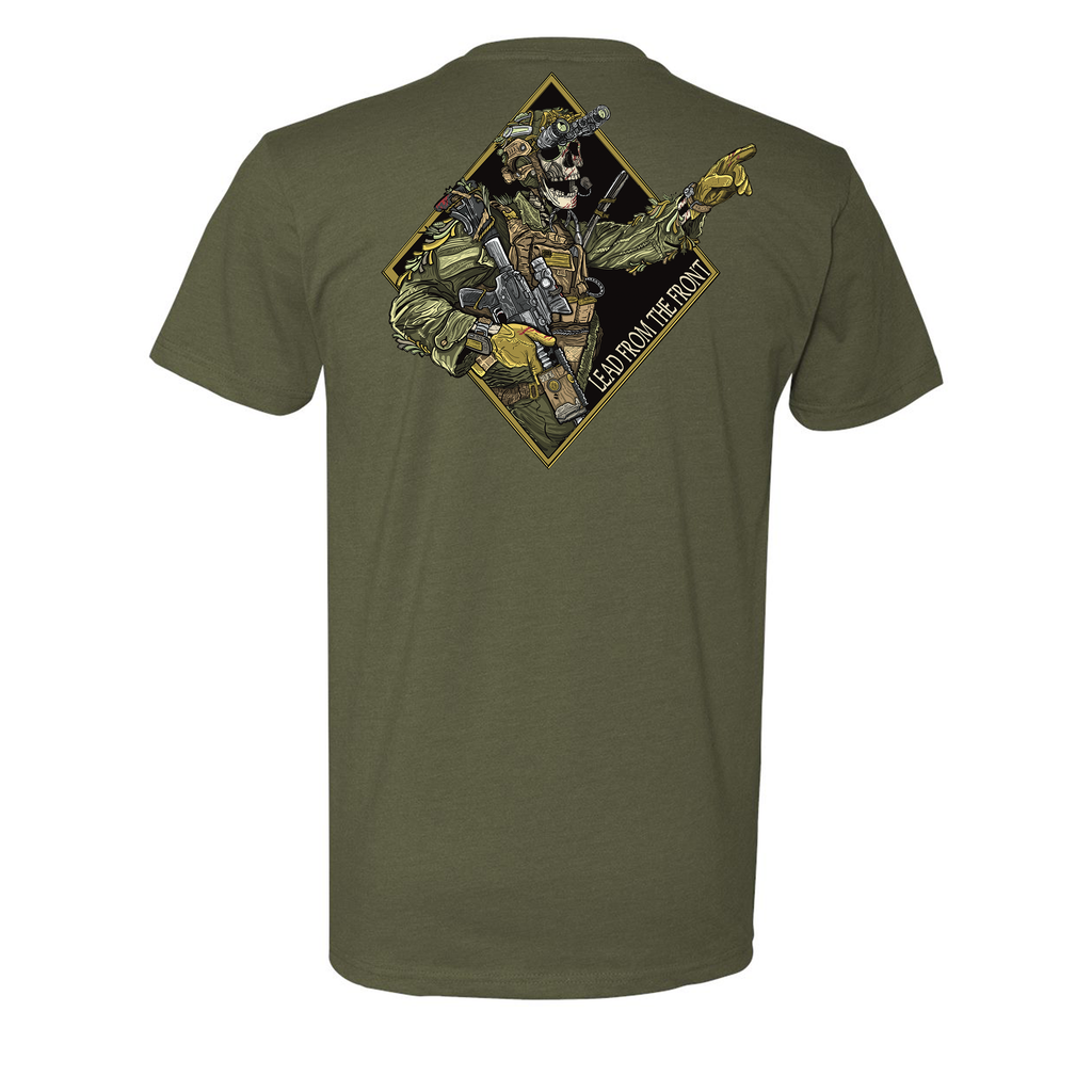 Lead From The Front Tee Hoodie, Sweatshirt | CoreVibeTees.com (Image 1)