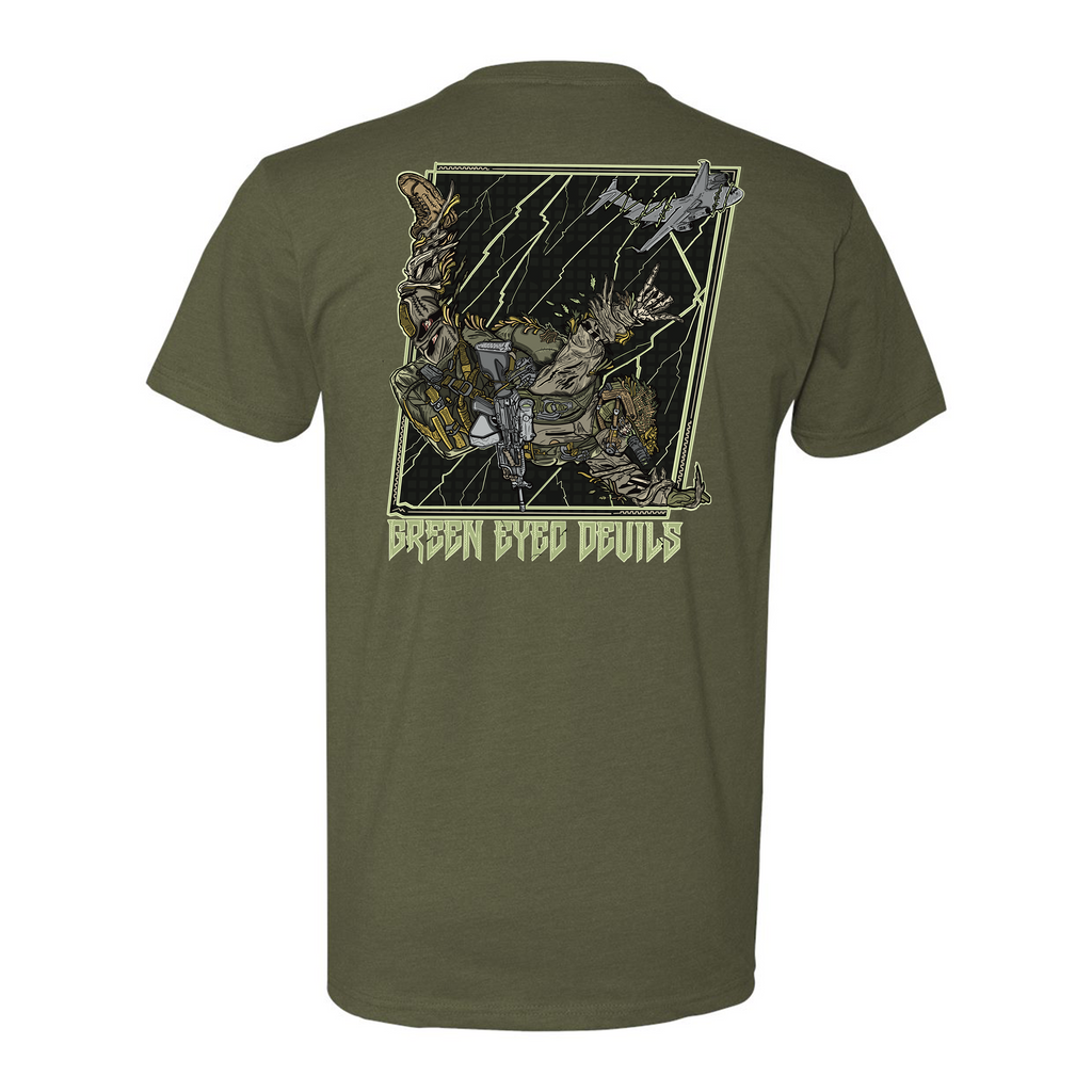 Green Eyed Devil Tee Hoodie, Sweatshirt | CoreVibeTees.com (Image 4)