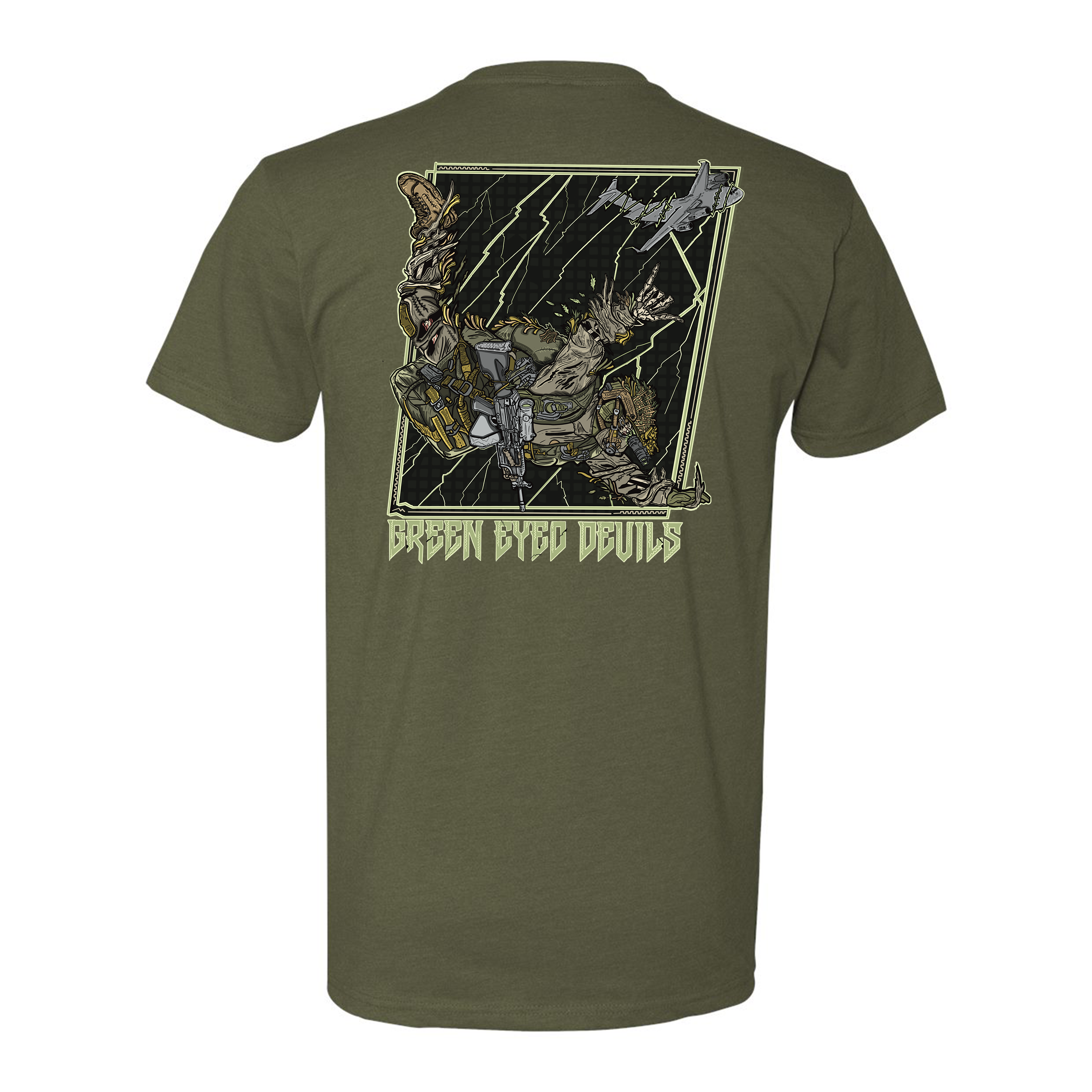 Green Eyed Devil Tee Hoodie, Sweatshirt | CoreVibeTees.com (Image 4)