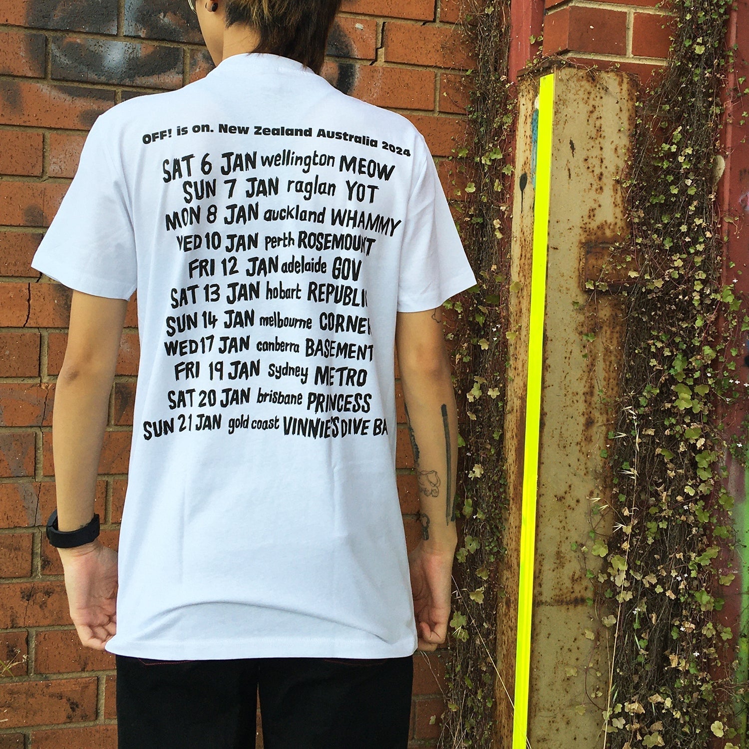 OFF! Tour T-Shirt (White) Hoodie, Sweatshirt | CoreVibeTees.com (Image 3)