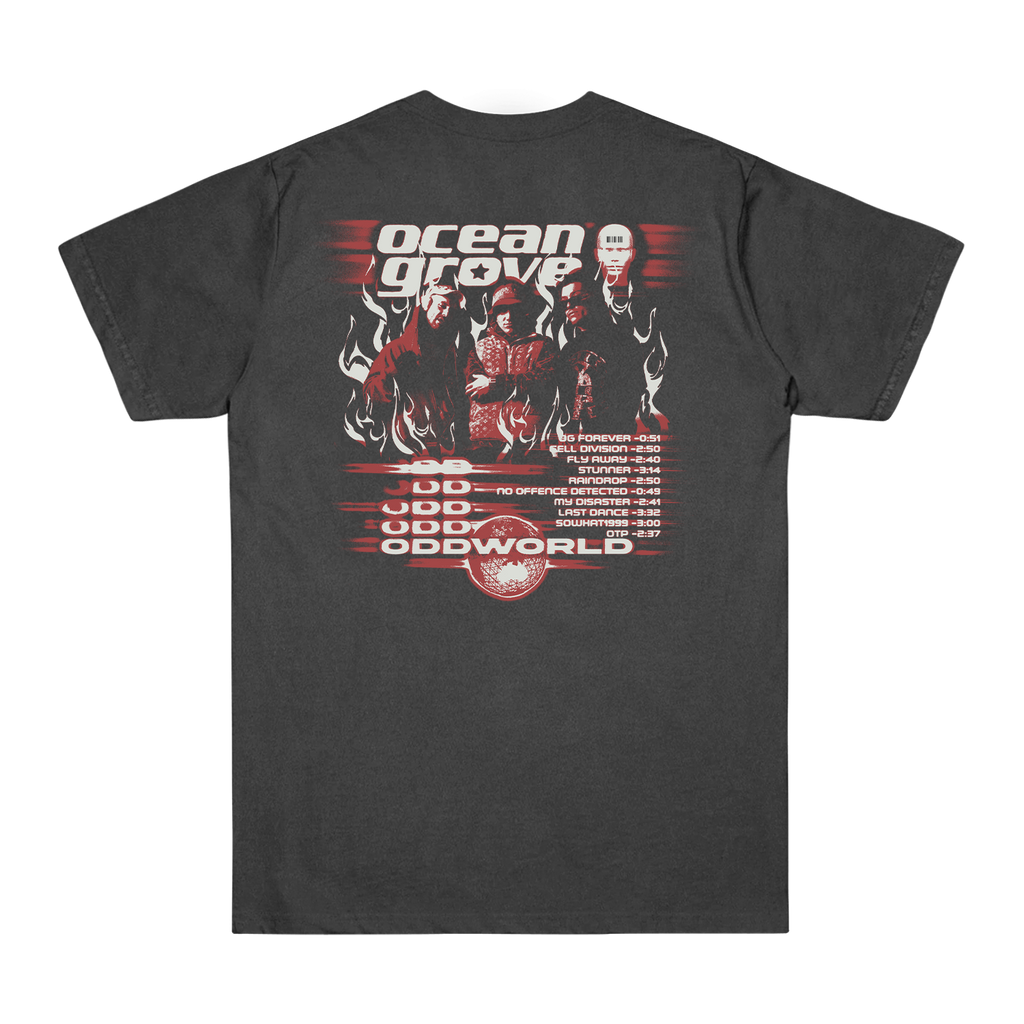 Ocean Grove - FLAME PROMO FADED TEE Hoodie, Sweatshirt | CoreVibeTees.com (Image 2)