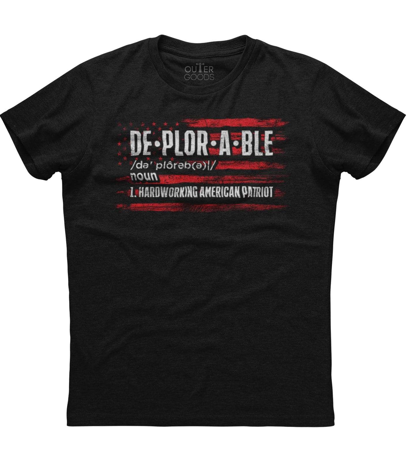 Deplorable Hardworking American Patriot T-Shirt (O) Hoodie, Sweatshirt | CoreVibeTees.com (Image 1)