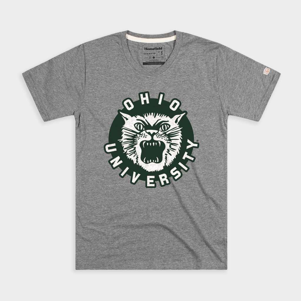 Vintage Ohio Bobcats Logo Shirt Style001 Hoodie, Sweatshirt | CoreVibeTees.com (Image 1)