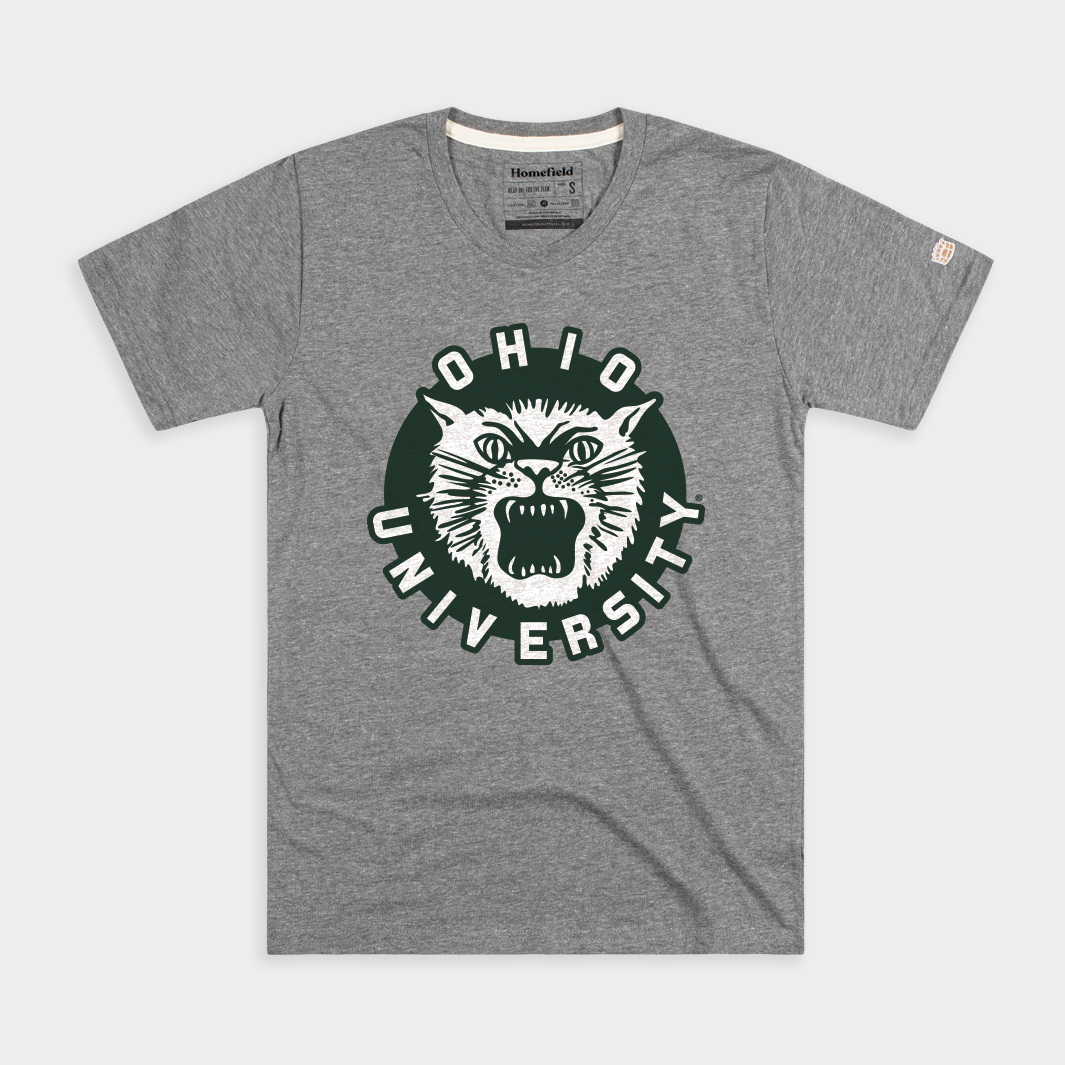 Vintage Ohio Bobcats Logo Shirt Style001 Hoodie, Sweatshirt | CoreVibeTees.com (Image 1)