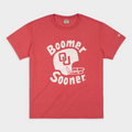 Oklahoma Boomer Sooner Vintage Heavyweight Tee Hoodie, Sweatshirt | CoreVibeTees.com (Image 1)