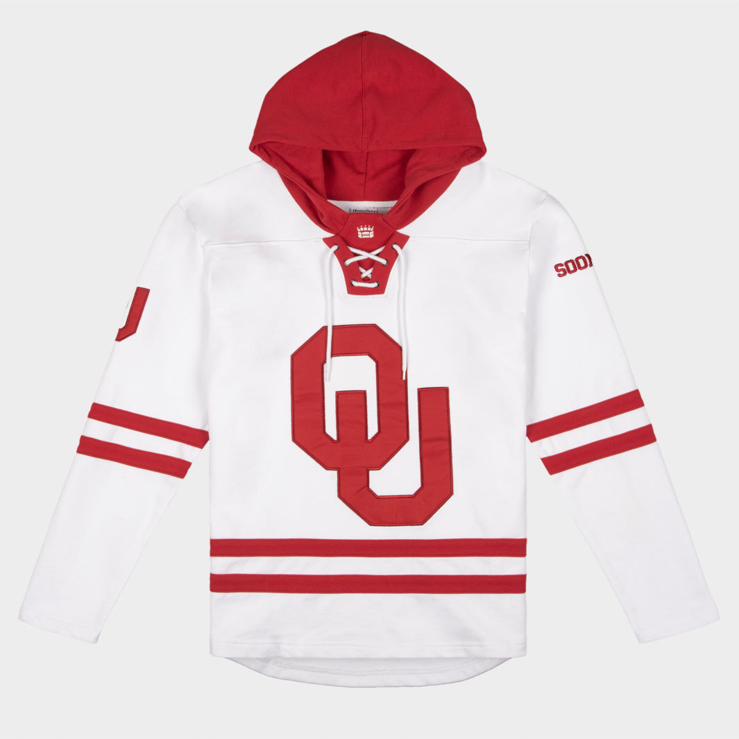 Oklahoma Sooners Hockey Rinkside Hoodie T-Shirts, Sweatshirt | CoreVibeTees.com (Image 1)