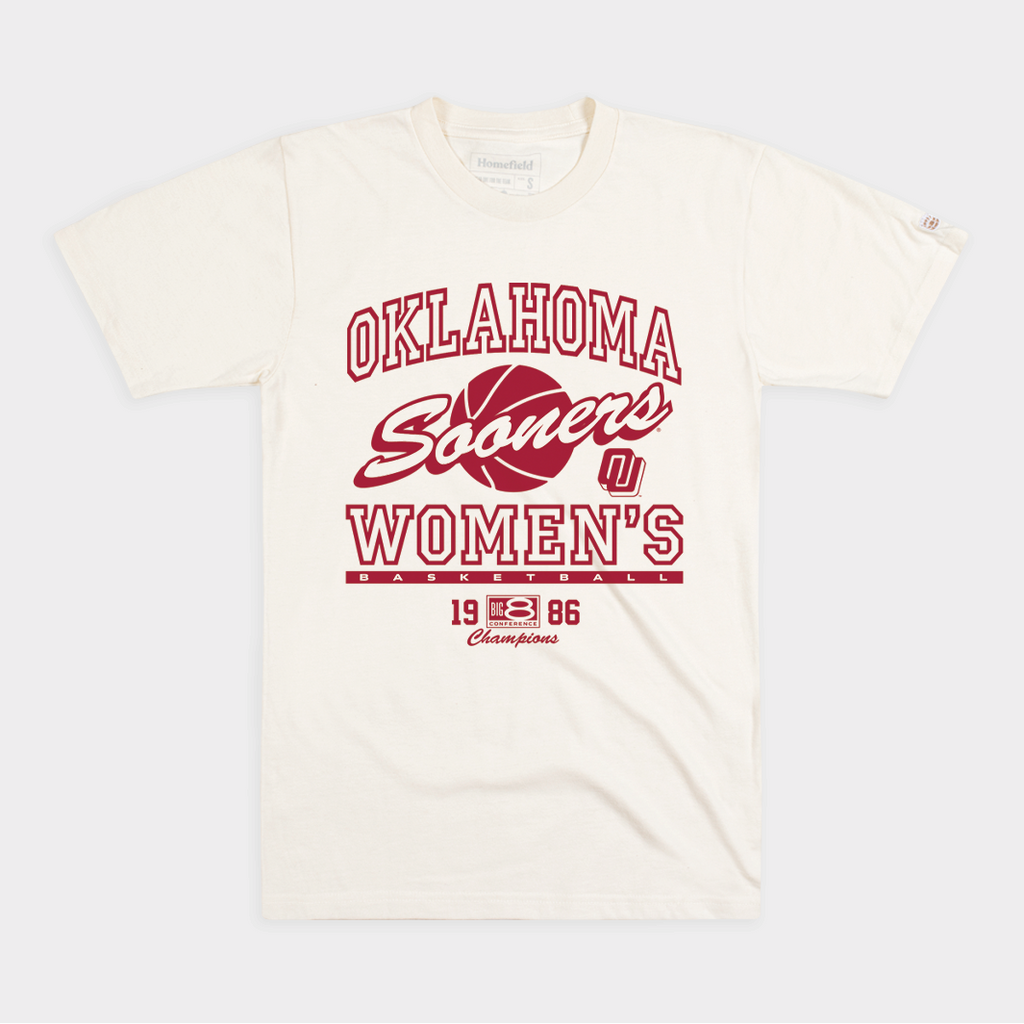 Oklahoma Women's Basketball 1986 Big 8 Champs Tee Style001 Hoodie, Sweatshirt | CoreVibeTees.com