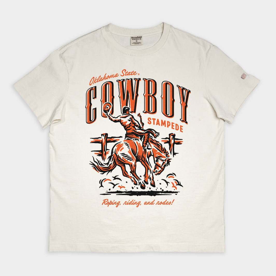 Oklahoma State Cowboy Stampede Vintage Heavyweight Tee Style001 Hoodie, Sweatshirt | CoreVibeTees.com (Image 1)