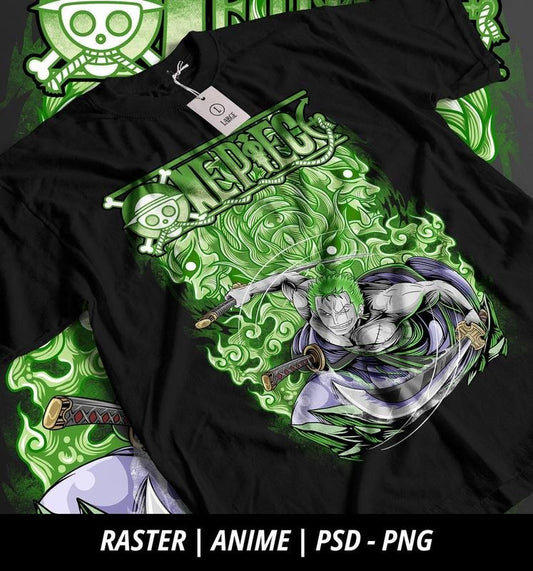 OP Roronoa Zoro Anime T-shirt, Stylish Manga-Inspired Graphic Tee for Anime Fans Sweatshirt, Hoodie, Comfort Colors