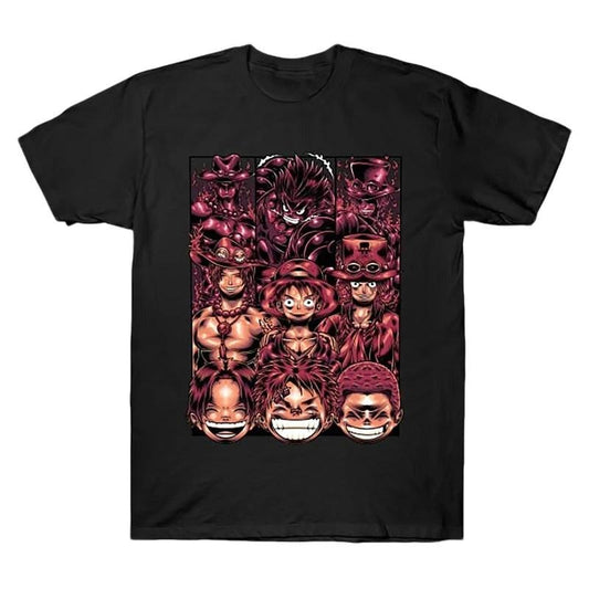 OP Three Brother Luffy Ace Sabo Anime Shirt, King Pirate Shirt Unisex T-Shirt Sweatshirt, Hoodie, Comfort Colors
