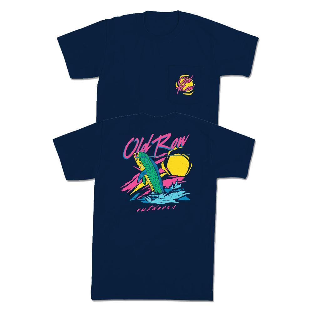 Old Row Outdoors Neon Mahi Pocket Tee Hoodie, Sweatshirt | CoreVibeTees.com (Image 1)