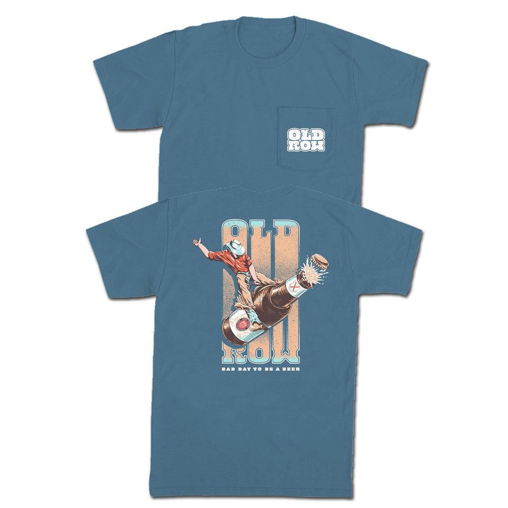 Bad Day To Be A Beer Bronco Pocket Tee Hoodie, Sweatshirt | CoreVibeTees.com (Image 1)