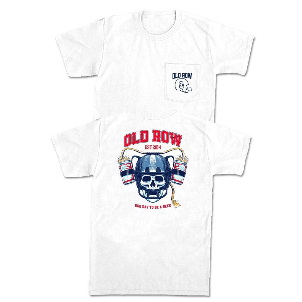 The Beer Helmet Pocket Tee (White) Hoodie, Sweatshirt | CoreVibeTees.com (Image 2)