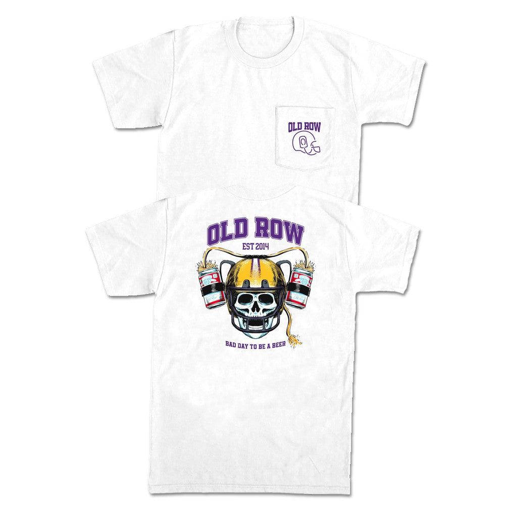 The Beer Helmet Pocket Tee (White) Hoodie, Sweatshirt | CoreVibeTees.com (Image 3)