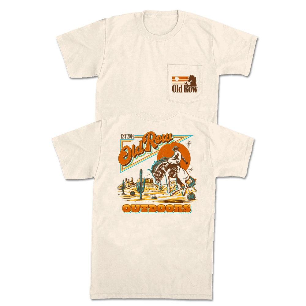 Old Row Outdoors Banquet Cowboy Pocket Tee Hoodie, Sweatshirt | CoreVibeTees.com (Image 1)