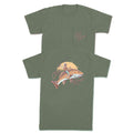 The Bucking Fish Pocket Tee Hoodie, Sweatshirt | CoreVibeTees.com (Image 1)