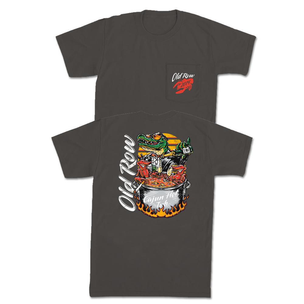 Cajun Hot Tub Pocket Tee Hoodie, Sweatshirt | CoreVibeTees.com (Image 1)