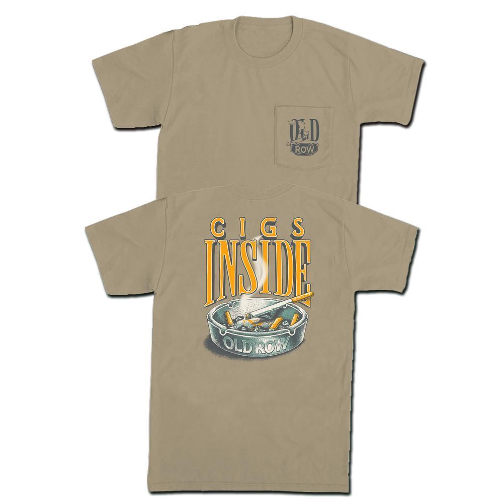 Cigs Inside Ashtray Pocket Tee Hoodie, Sweatshirt | CoreVibeTees.com (Image 1)