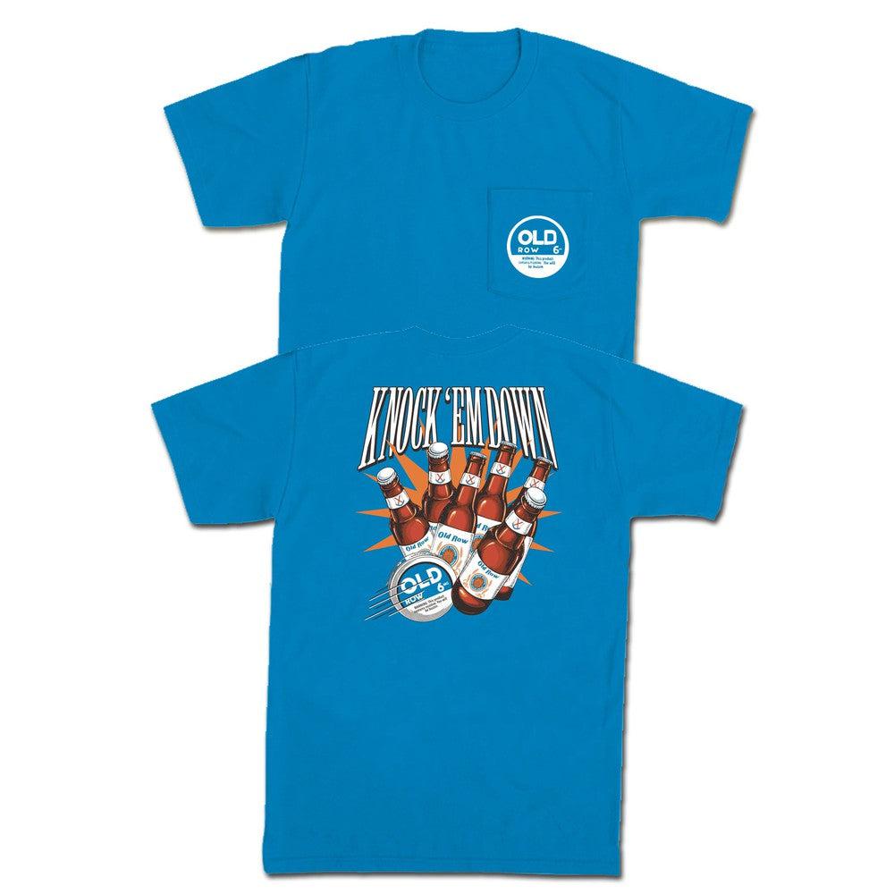 Knock 'Em Down Pocket Tee Hoodie, Sweatshirt | CoreVibeTees.com (Image 1)