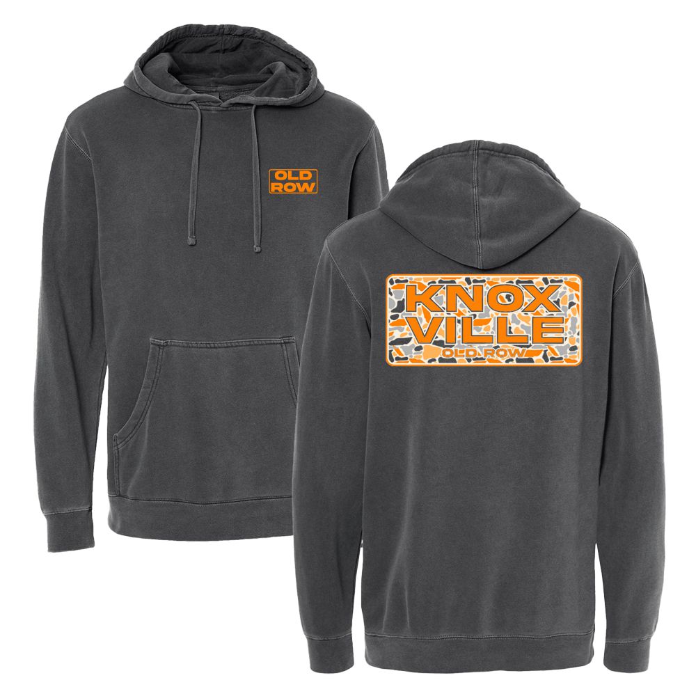 Knoxville Camo Pigment Dyed Premium Hoodie T-Shirts, Sweatshirt | CoreVibeTees.com (Image 1)