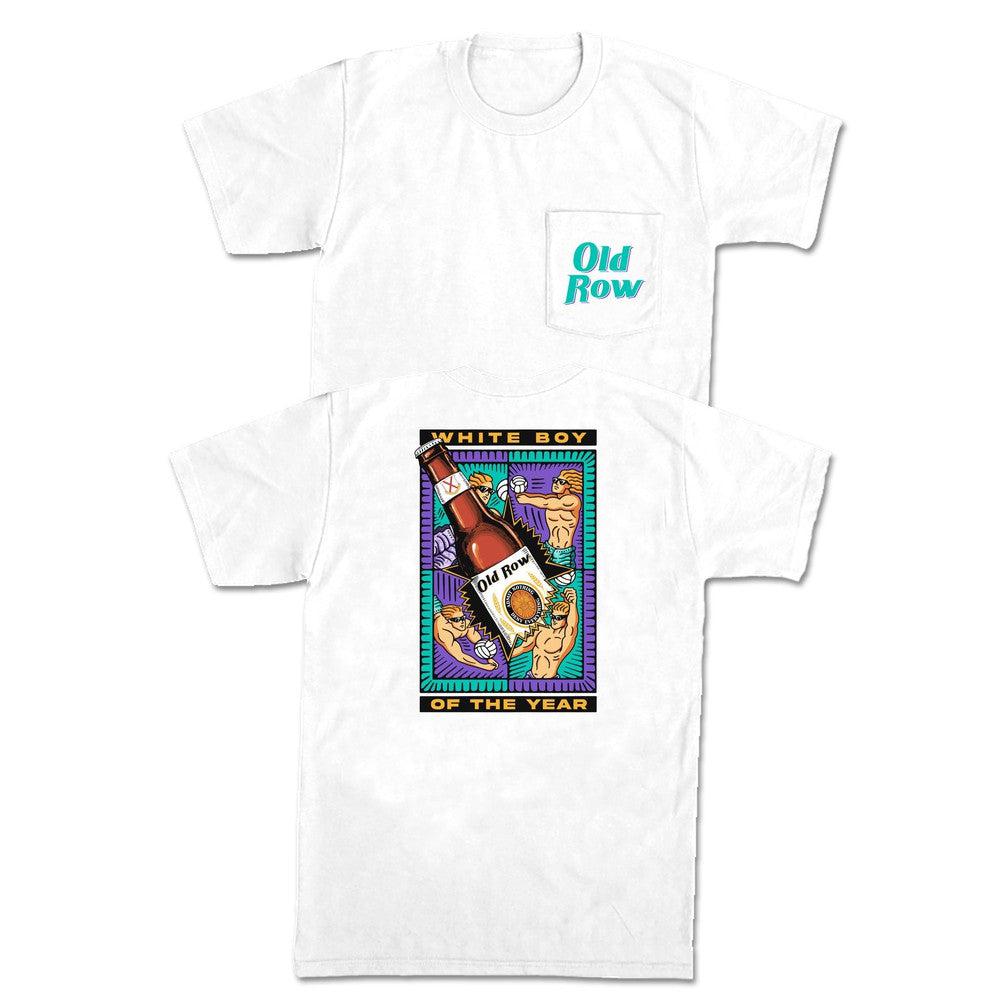 White Boy Of The Year Volleyball Pocket Tee Hoodie, Sweatshirt | CoreVibeTees.com (Image 1)