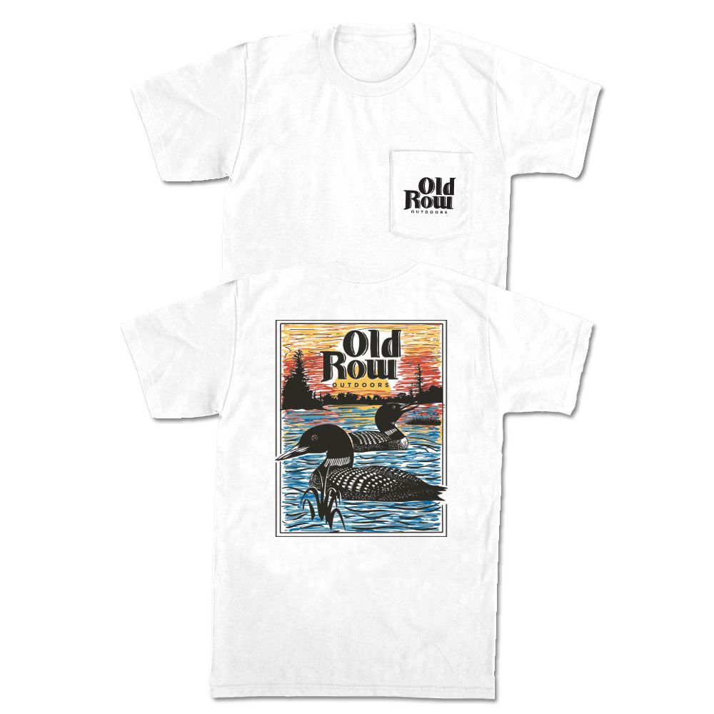 Old Row Outdoors Loon Pocket Tee Hoodie, Sweatshirt | CoreVibeTees.com