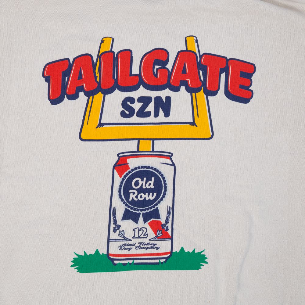 Ribbon Beer Tailgate SZN Pigment Dyed Premium Hoodie T-Shirts, Sweatshirt | CoreVibeTees.com (Image 2)