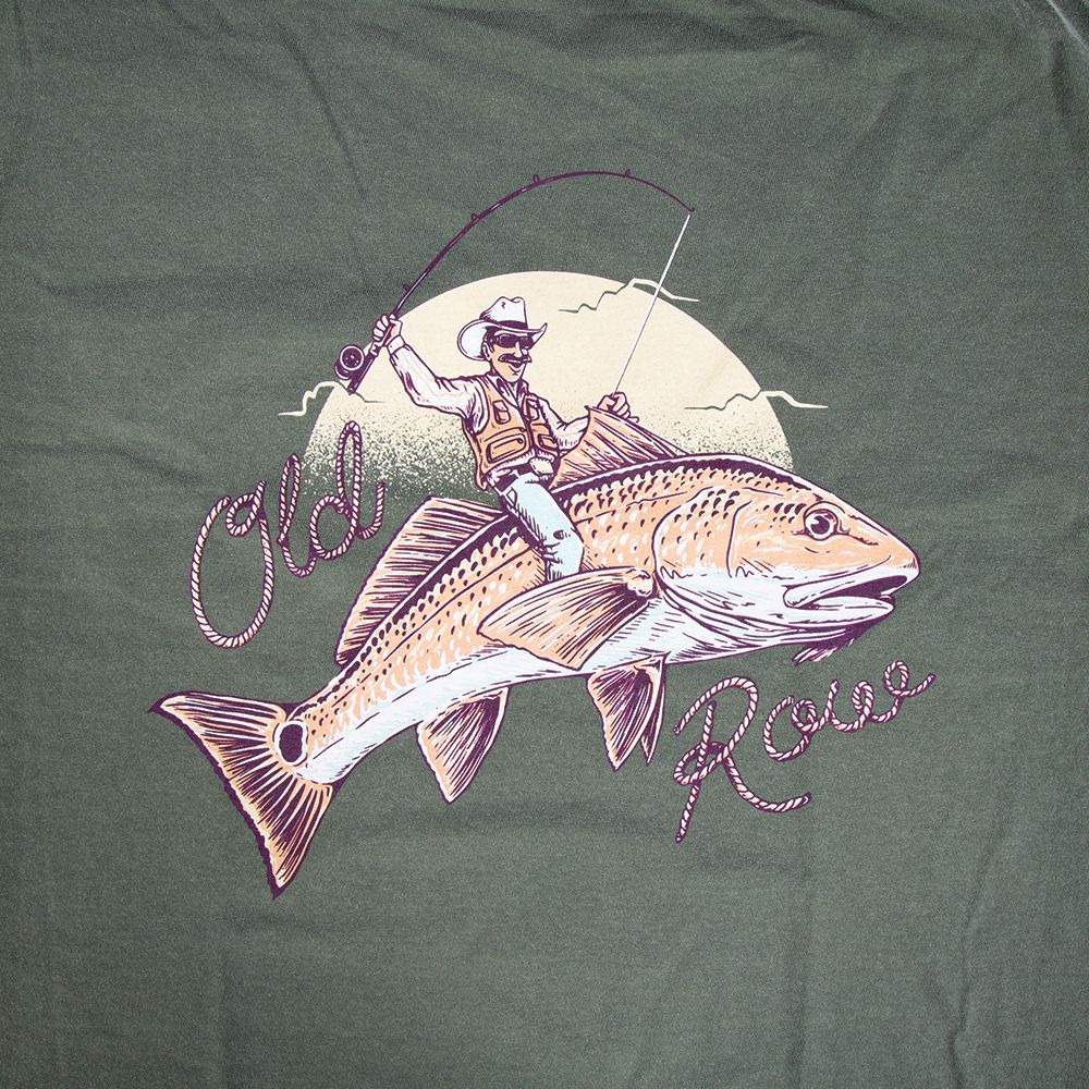 The Bucking Fish Pocket Tee Hoodie, Sweatshirt | CoreVibeTees.com (Image 2)
