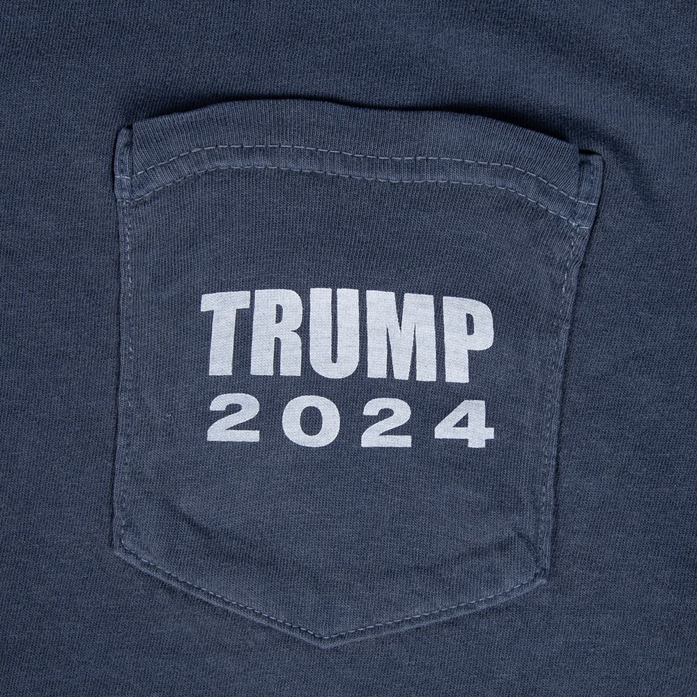 Trump 2024 White House Pocket Tee Hoodie, Sweatshirt | CoreVibeTees.com (Image 3)