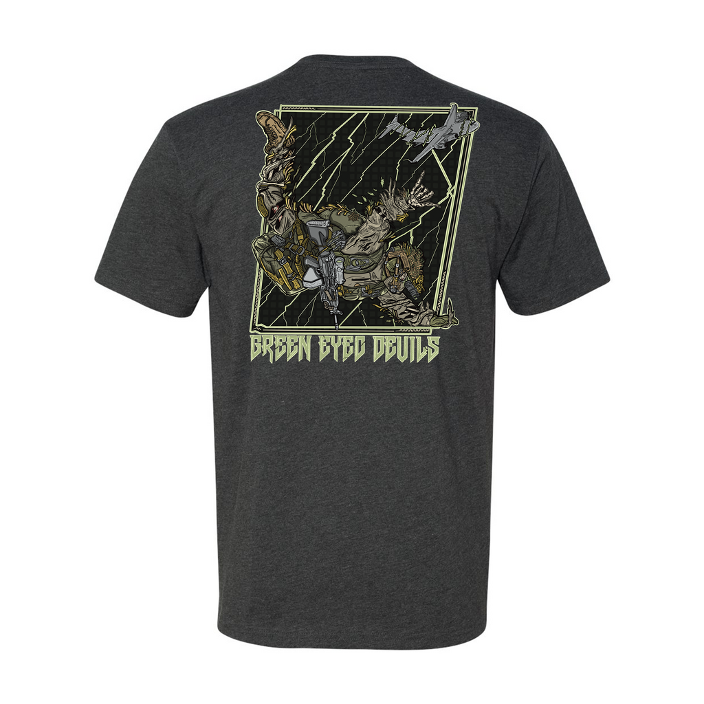 Green Eyed Devil Tee Hoodie, Sweatshirt | CoreVibeTees.com (Image 3)
