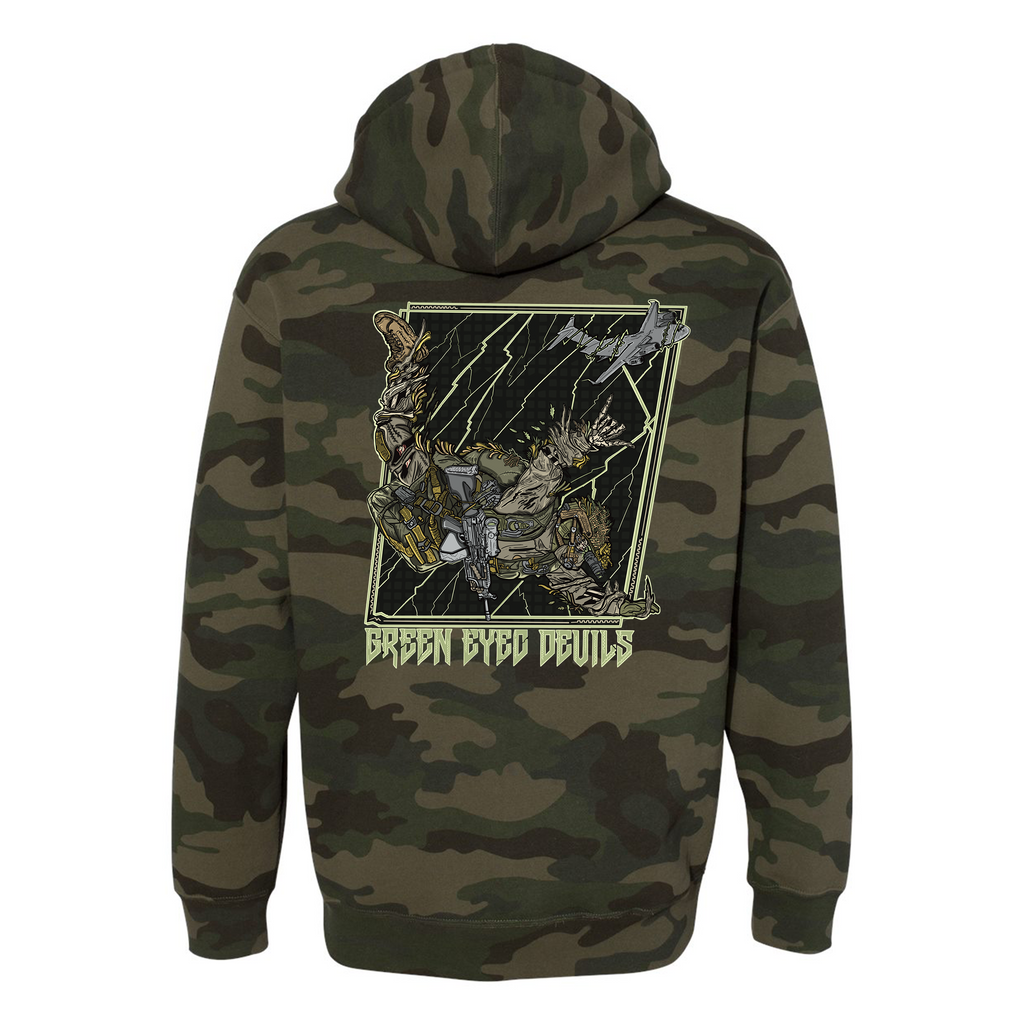 Green Eyed Devil Hoodie T-Shirts, Sweatshirt | CoreVibeTees.com (Image 4)