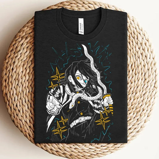 Obanai Iguro Shirt, Sweatshirt, Hoodie, Serpent Hashira Shirt, Shirt, Hashira Training Arc Shirt, Anime Graphic Tees, Gift For Him, Demon Slayer Shirt
