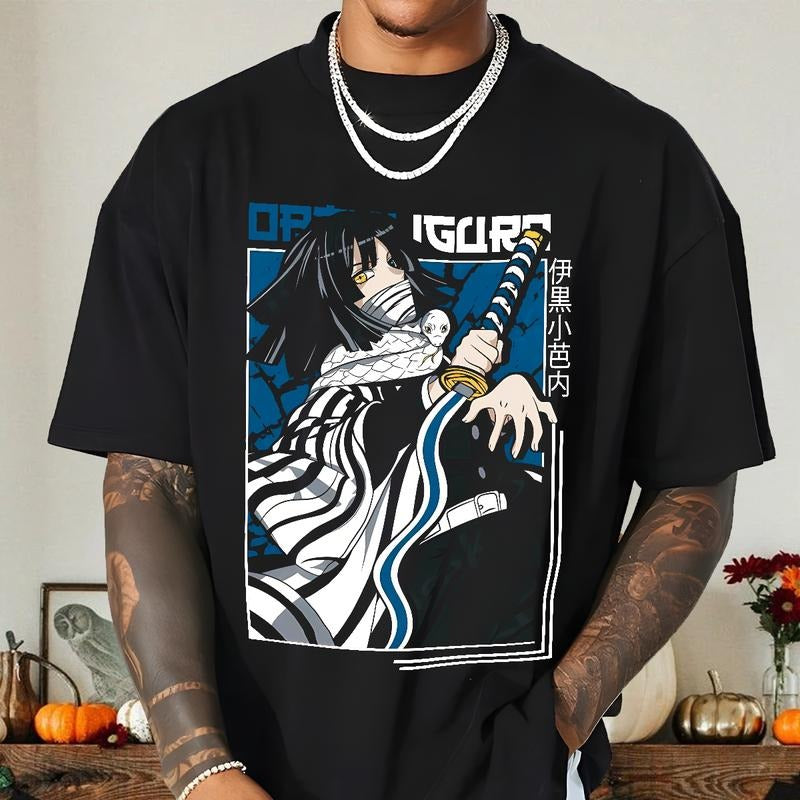 Obanai Iguro the Snake Hashira Shirt, Obanai Tshirt Swearshirt Hoodie, Hashira Pillar Main Characters Shirt, anime sweatshirt hoodie, Y2k Shirt, Gift for Anime lover