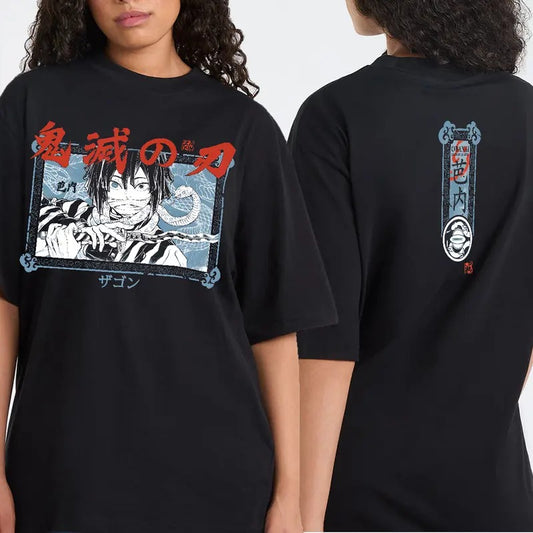 Obanai Serpent Hashira Shirt, Obanai Iguro Snake Hashira Sweatshirt, Demon Slayer Anime, Kimetsu No Yaiba Arc,  Anime lover sweatshirt hoodie, Gift for him, gift for Friends, Cotton Menswear, Y2k shirt, trendy design shirt, Graphic Shirtstyle{n002}2