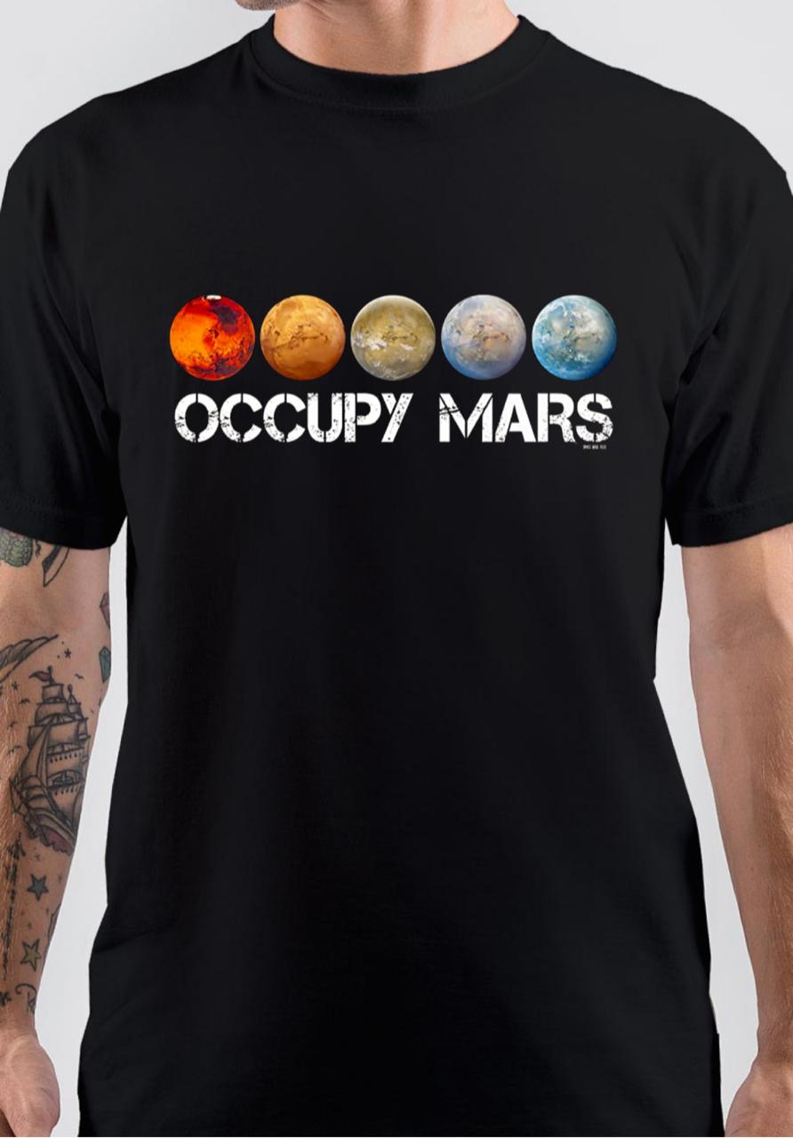 Occupy Mars T-Shirt Hoodie, Sweatshirt | CoreVibeTees.com