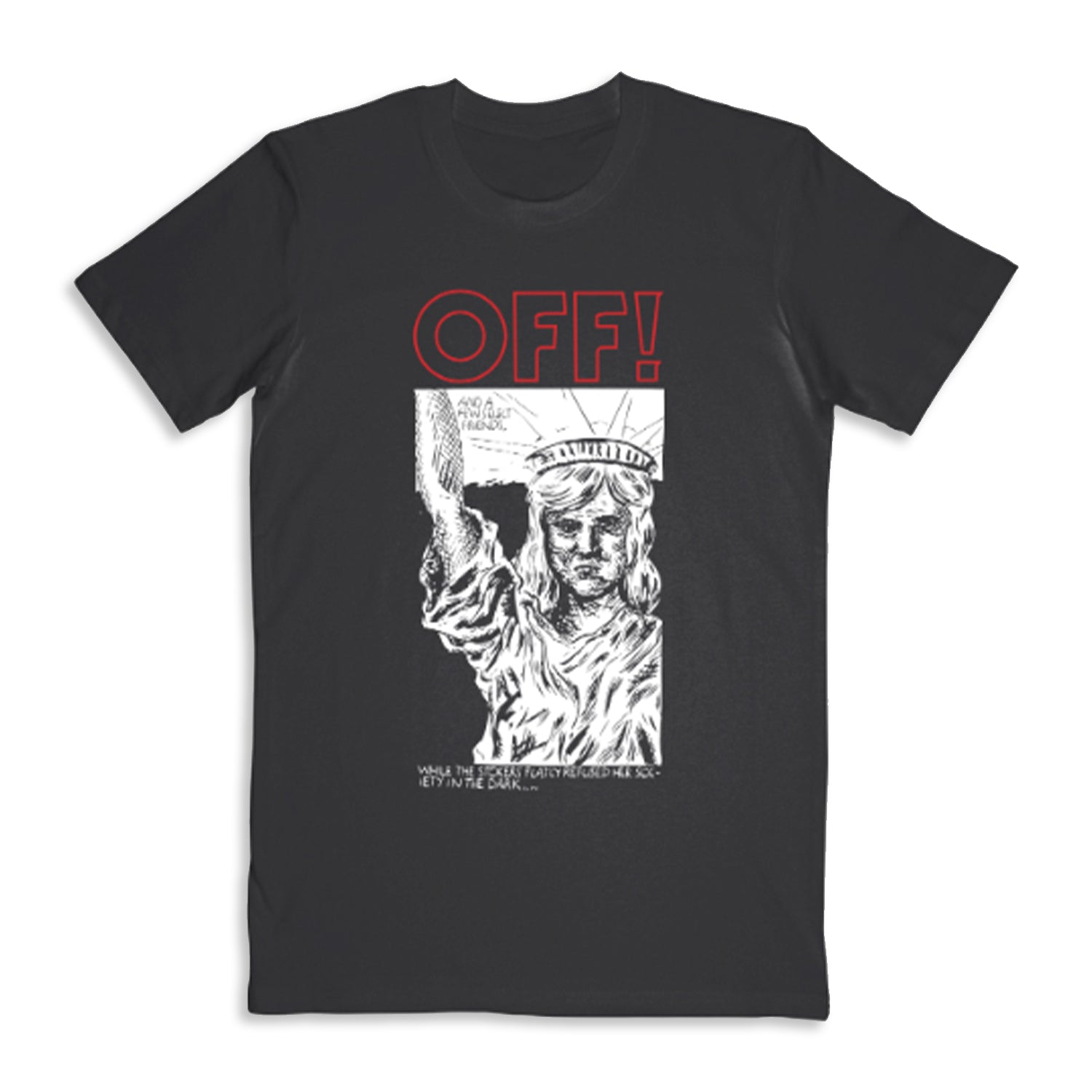 Liberty T-Shirt (Faded Black) Hoodie, Sweatshirt | CoreVibeTees.com (Image 1)