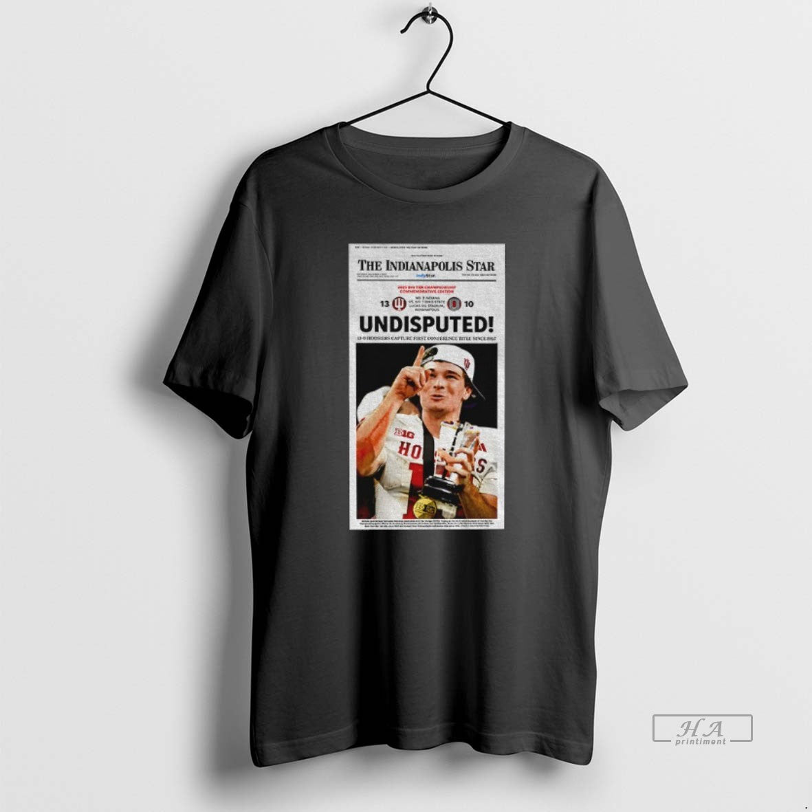 Official 2025 Big Ten Champions Undisputed 13 10 Indiana Win Vs Ohio Football T-Shirts, Hoodie, Sweatshirt | CoreVibeTees.com