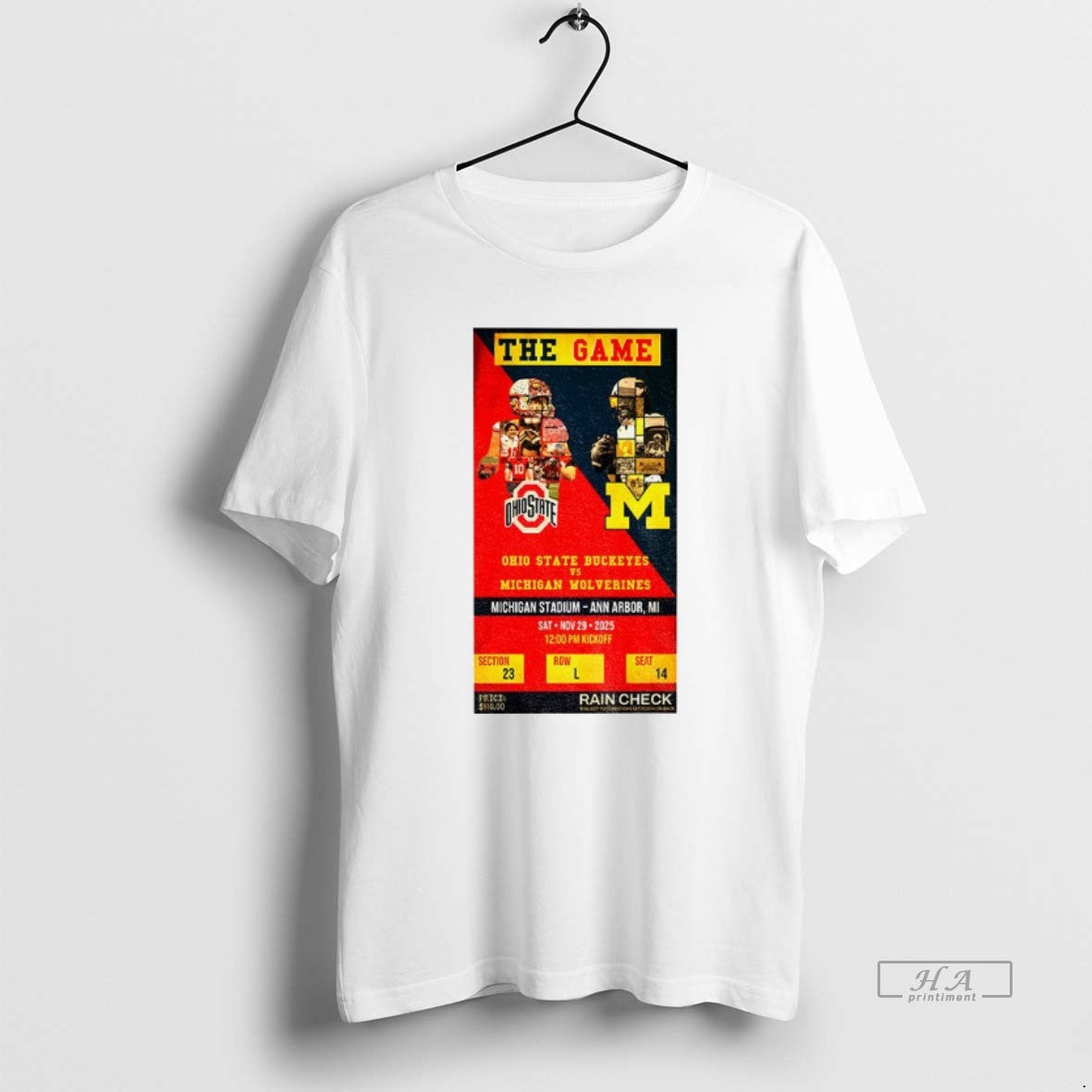 Official 2025 Rivalry Game Ticket Victory Over Michiganohio State Vs Michigan T-Shirts, Hoodie, Sweatshirt | CoreVibeTees.com