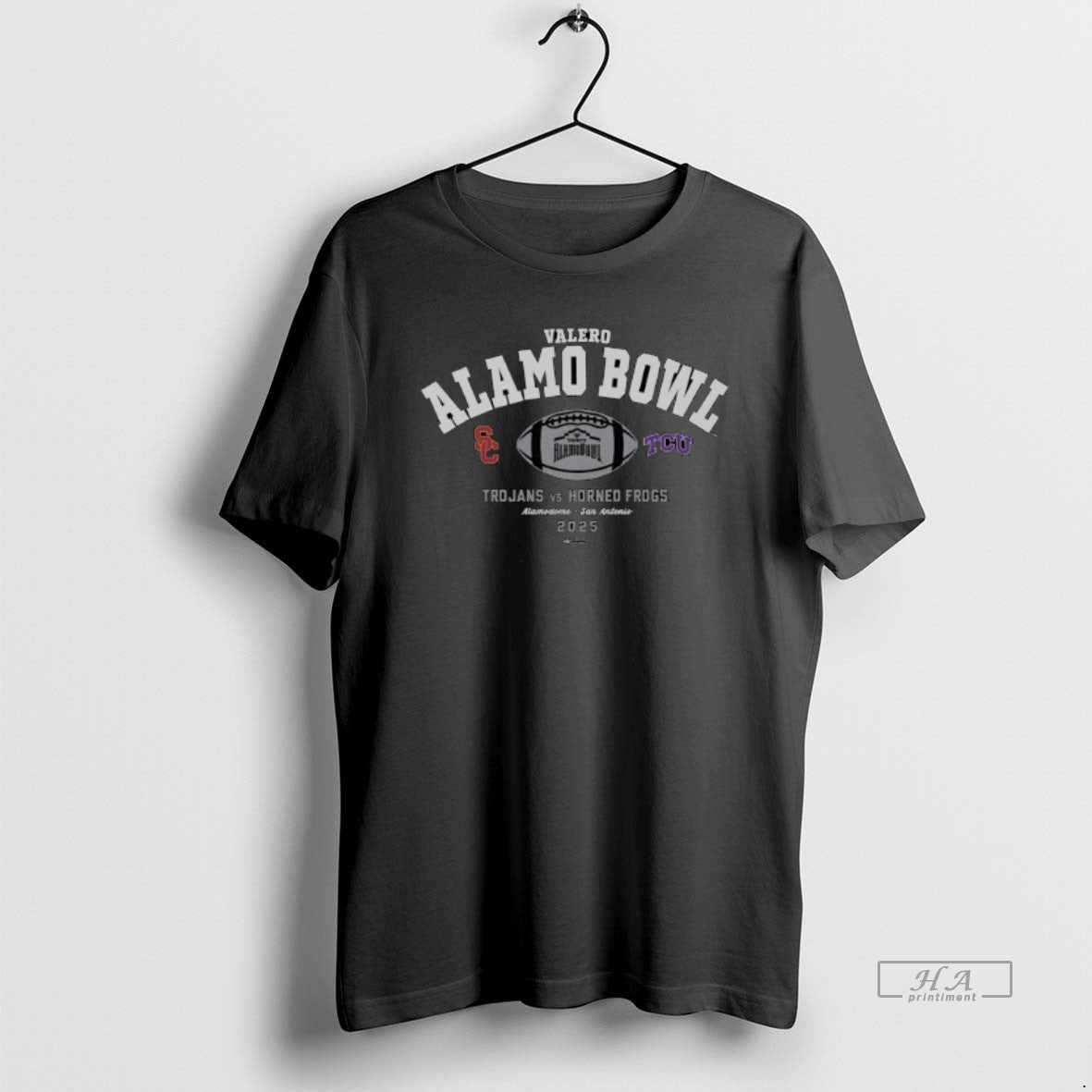 Official 2025 Valero Alamo Bowl 2 Team Usc Trojans Vs Tcu Horned Frogs T-Shirts, Hoodie, Sweatshirt | CoreVibeTees.com