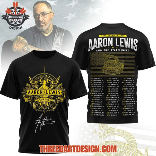 2026 American Tour Aaron Lewis And The Stateliners Shirt