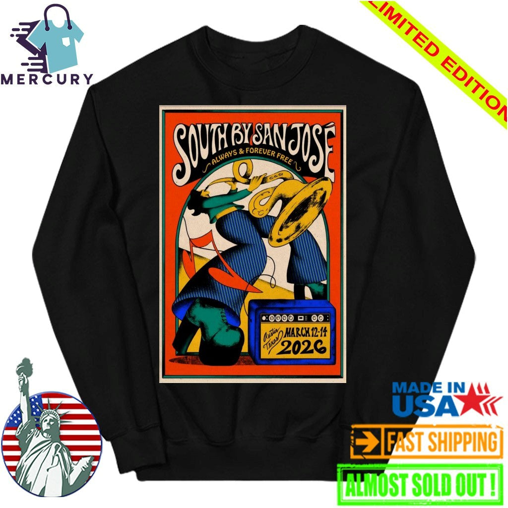 27th Annual South By San José Mar 12-14 2026 Austin TX Poster Shirt