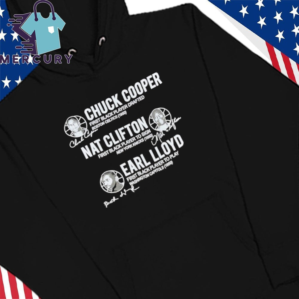 75Th Anniversary Nba Pioneers Chuck Cooper, Nat Clifton, Earl Lloyd Shirt