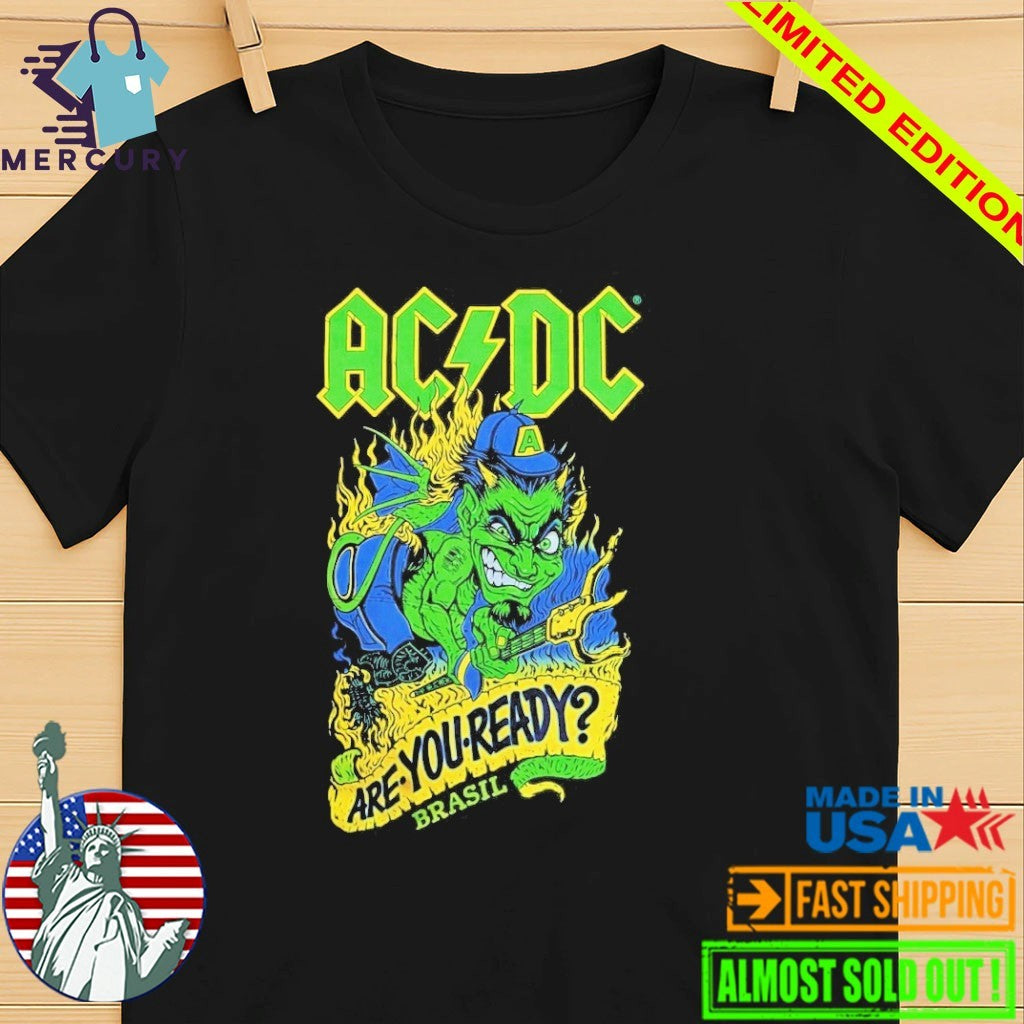 AC DC At Tokio Marine Hall On February 28 March 4 2026 Are You Ready Brasil Shirt