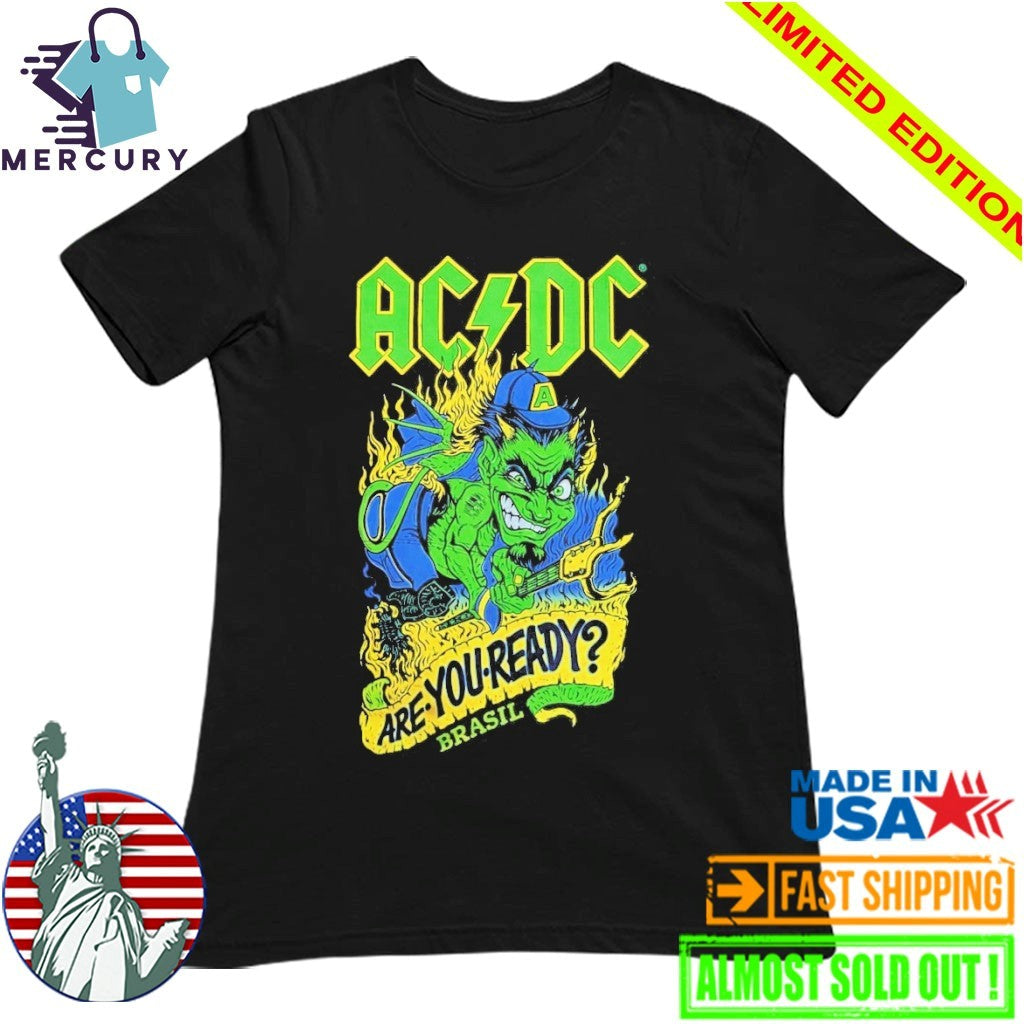 AC DC At Tokio Marine Hall On February 28 March 4 2026 Are You Ready Brasil Shirt