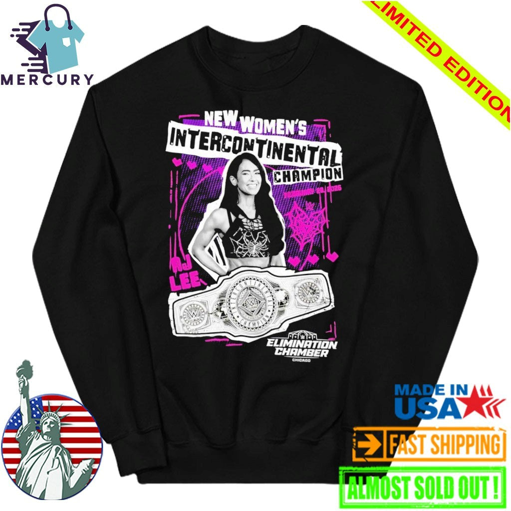 AJ Lee Elimination Chamber 2026 Women’s Intercontinental Championship Winner Shirt