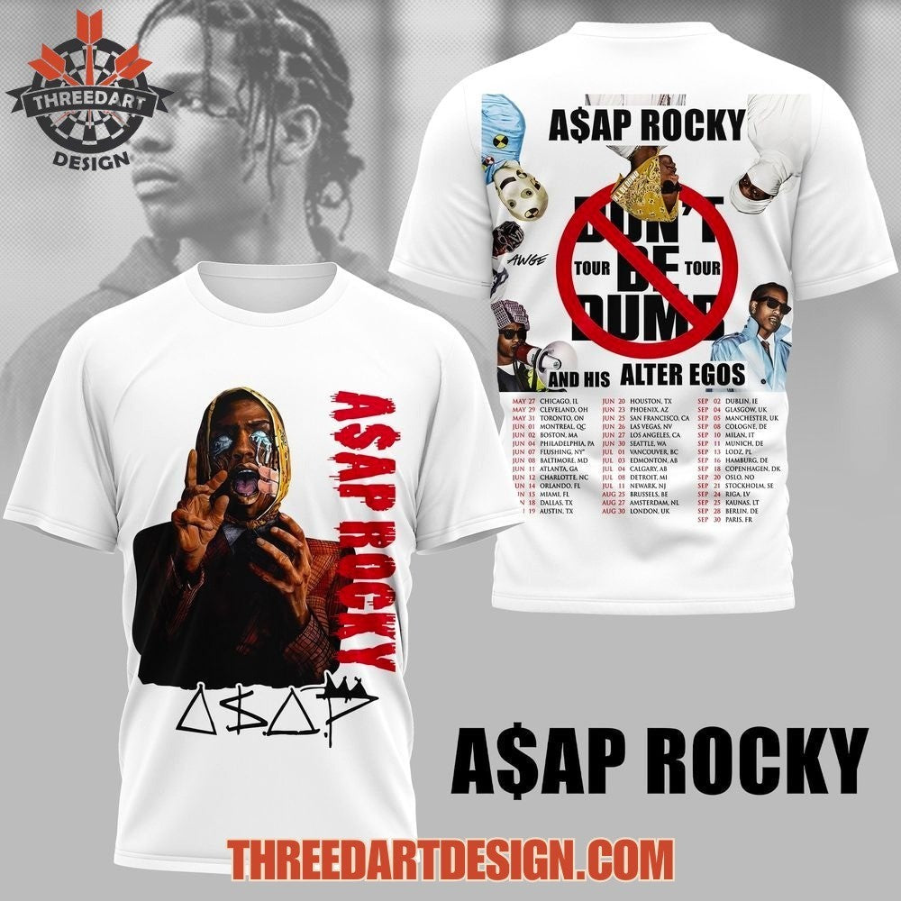 ASAP Rocky Don’t Be Dumb Tour 2026 Shirt