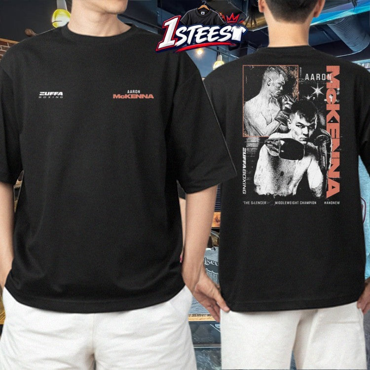 Aaron McKenna Zuffa Boxing The Silencer #AndNew Middleweight Champion T-Shirt