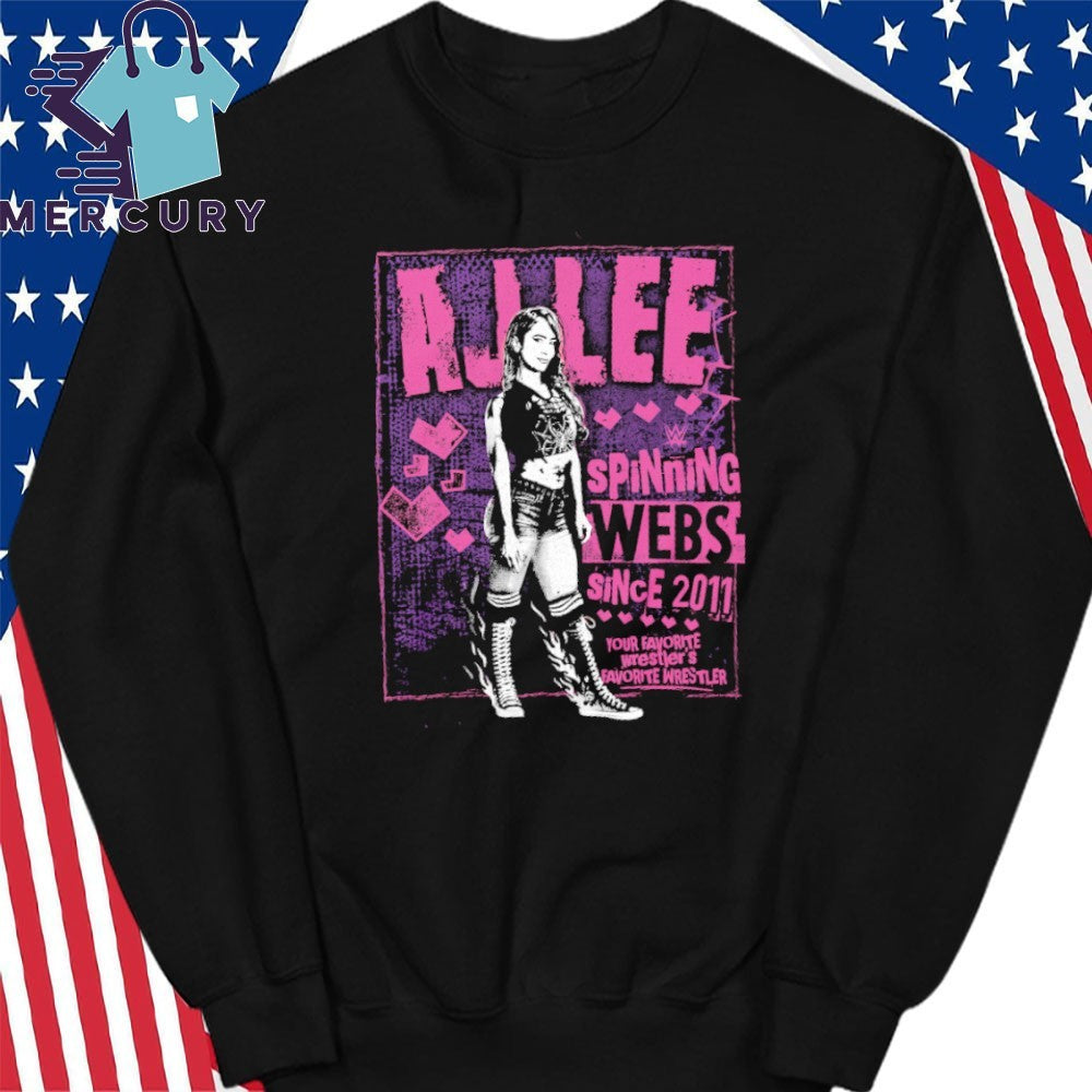 Aj Lee Spinning Webs Since 2011 Shirt
