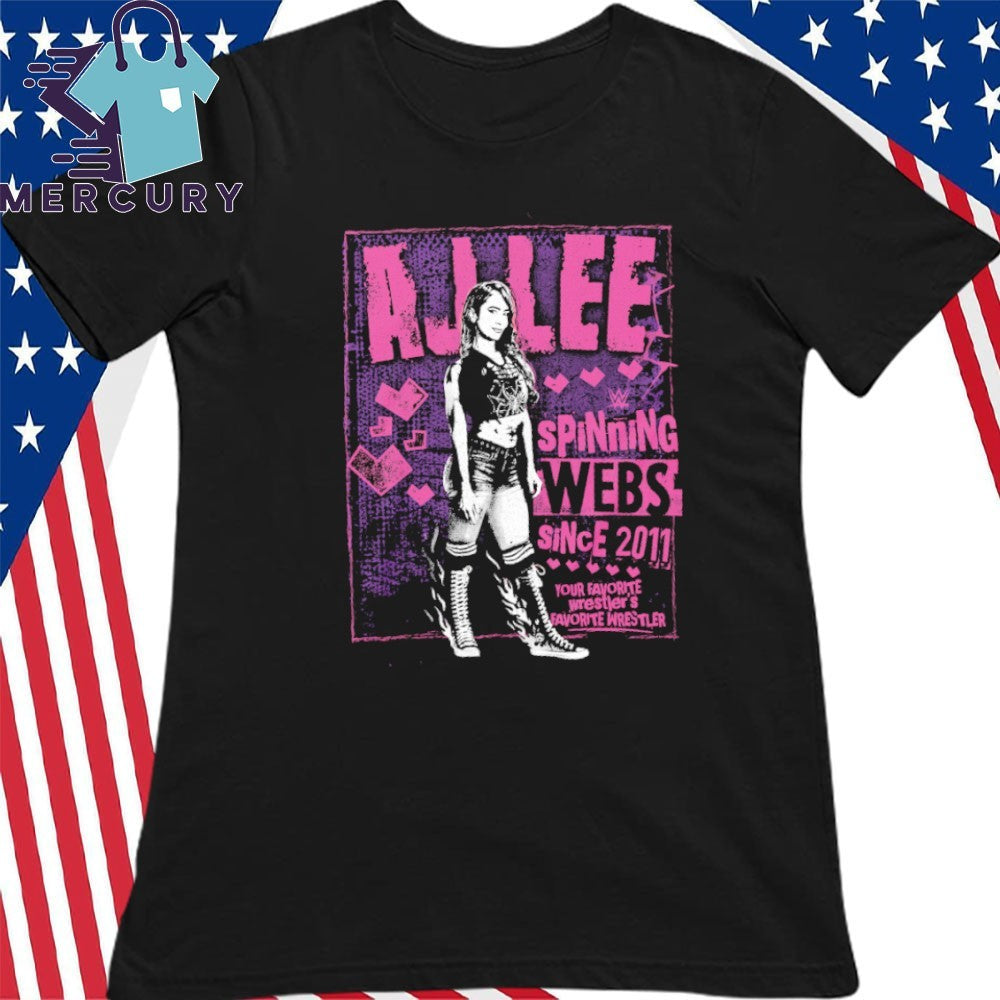 Aj Lee Spinning Webs Since 2011 Shirt